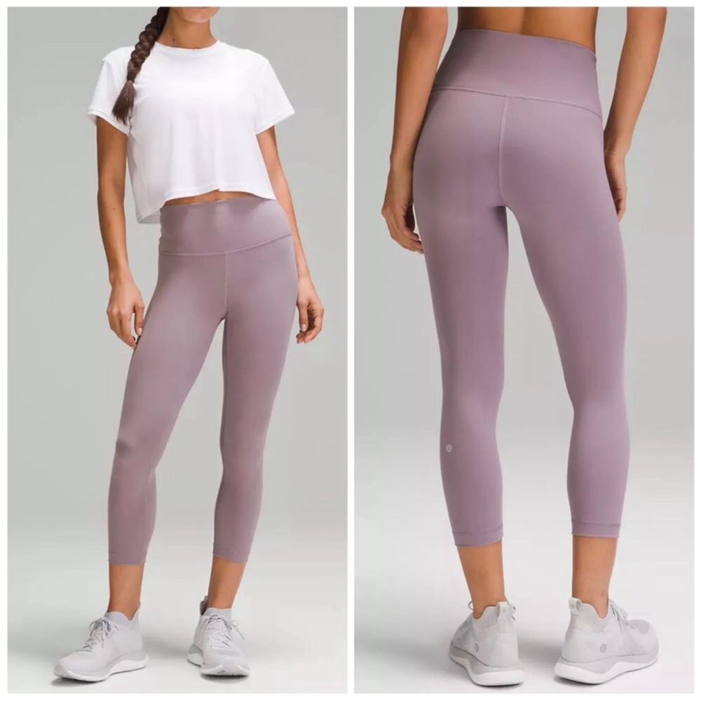 NWT Lululemon Wunder Train HR Crop 23”
